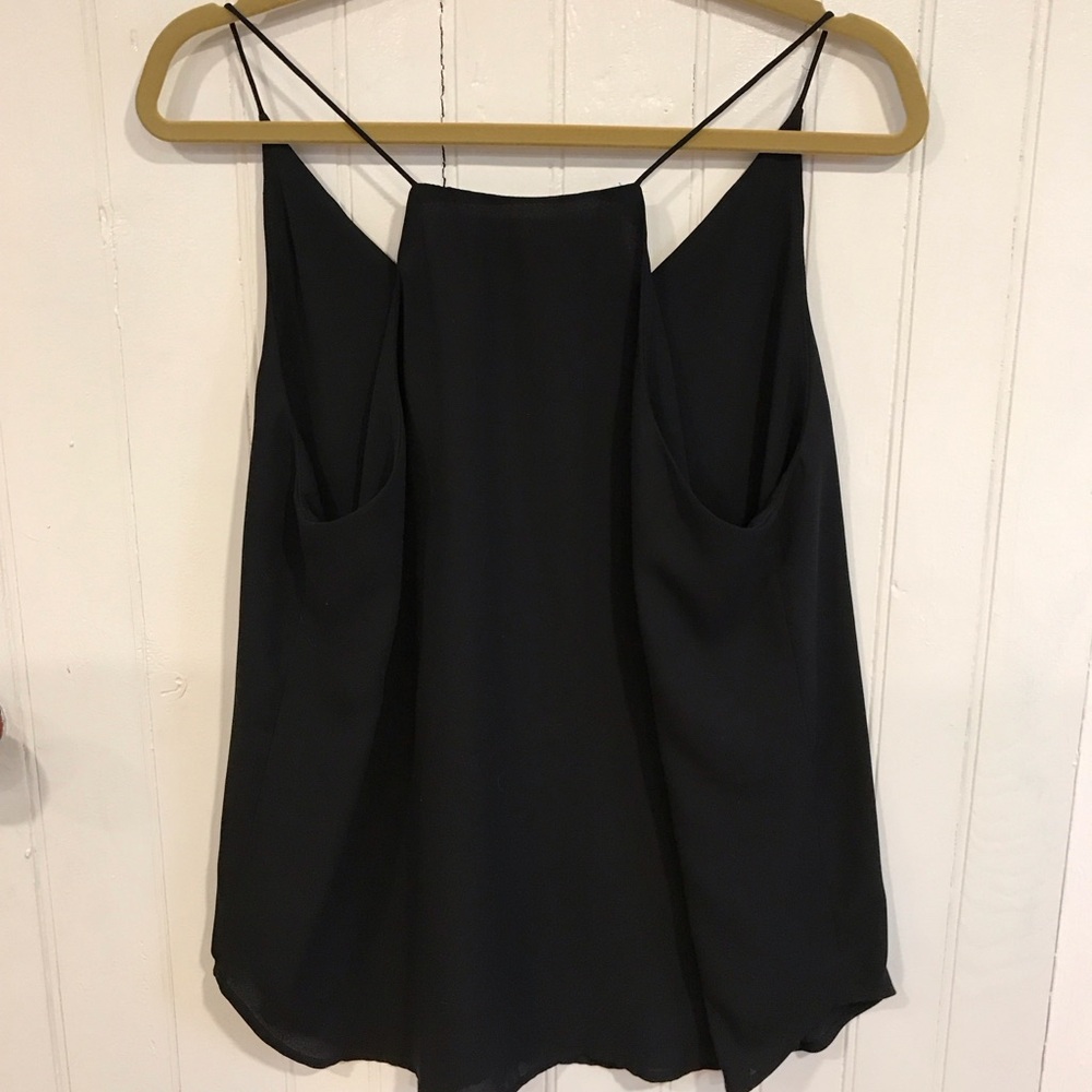 Loft black spaghetti strap Blouse - Picture 2 of 7
